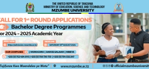 CALL FOR FIRST ROUND APPLICATIONS FOR ADMISSION INTO VARIOUS BACHELOR DEGREE PROGRAMMES FOR THE  2024/2025 ACADEMIC YEAR